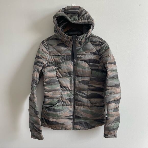 Lululemon | Women’s Fluffin Awesome Camo Jacket Puffer 800 Fill Goose Down Coat - Picture 3 of 9